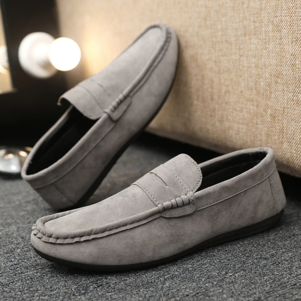 Elite Casual Deer Leather Loafers