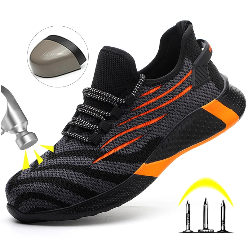 Indestructible Pro Steel Toe Safety Shoes