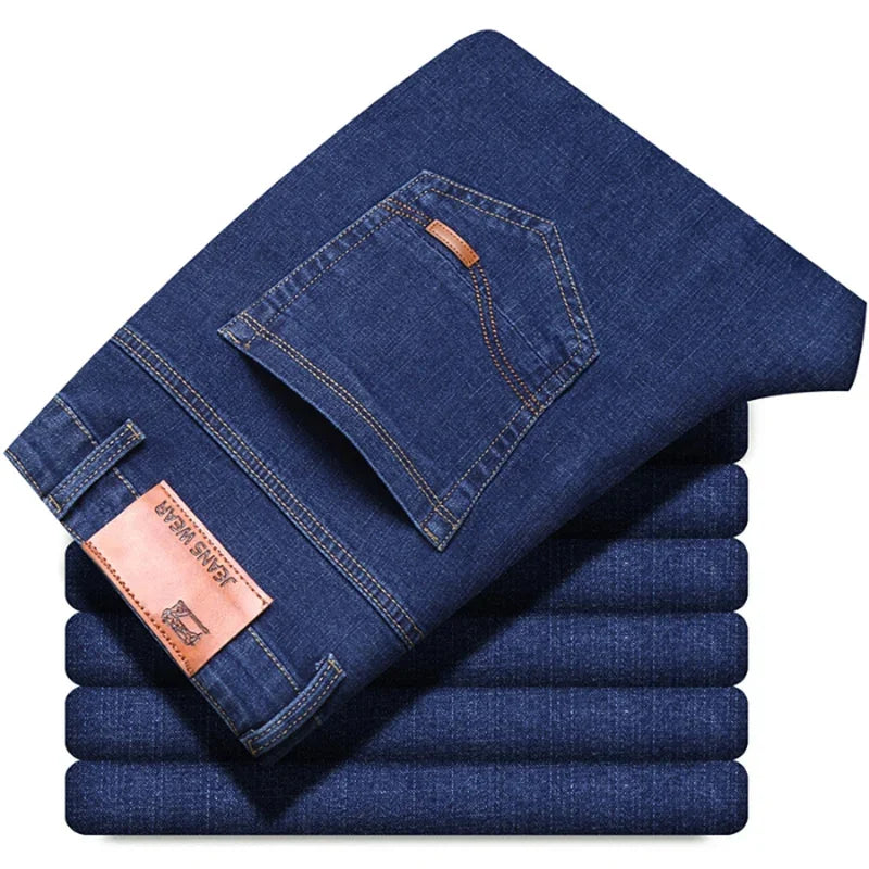 Modern Edge Slim-Fit Denim Jeans