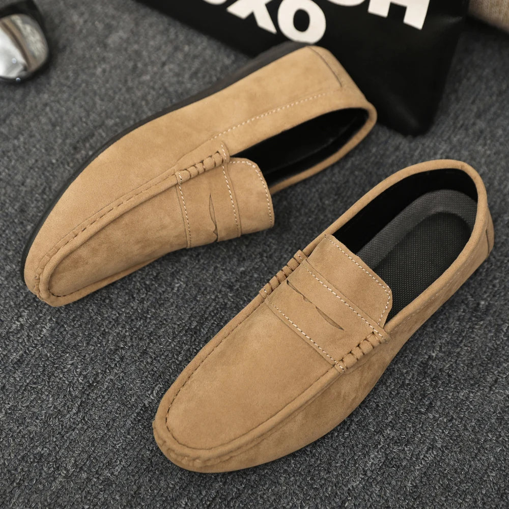 Elite Casual Deer Leather Loafers