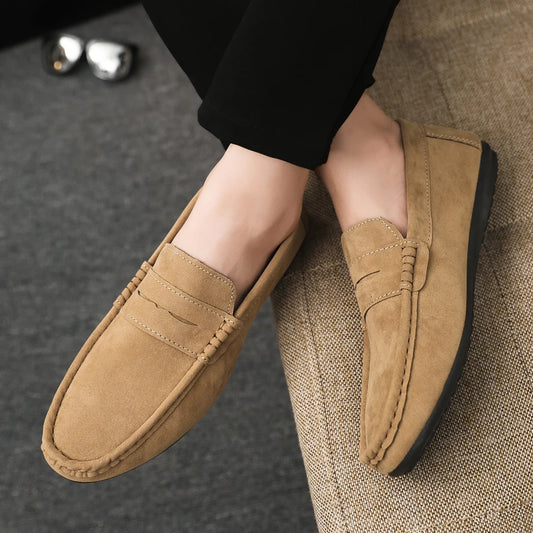 Elite Casual Deer Leather Loafers