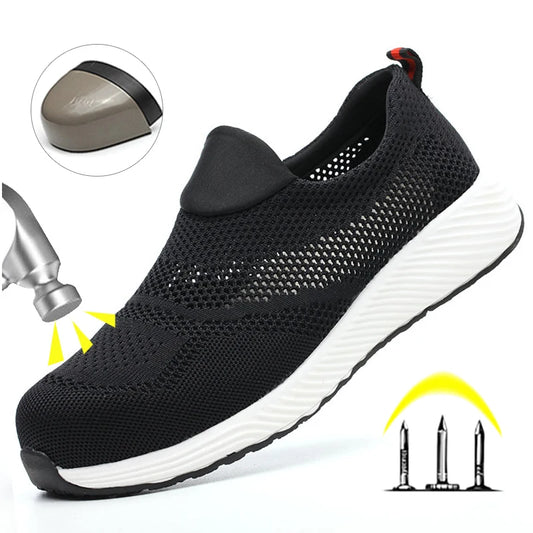 Shield-Tech Breathable Safety Work Shoes