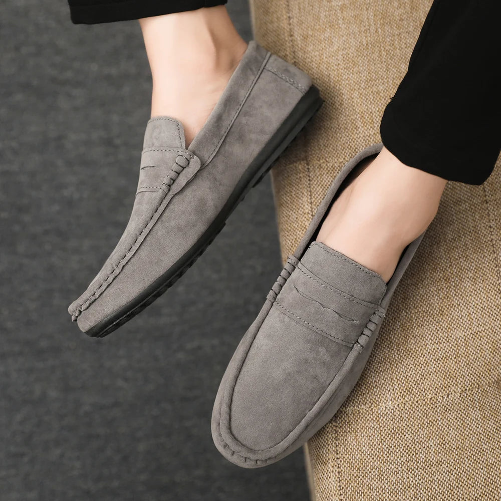 Elite Casual Deer Leather Loafers