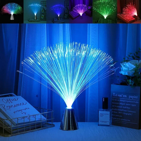 7-Color Fiber Optic LED Lamp
