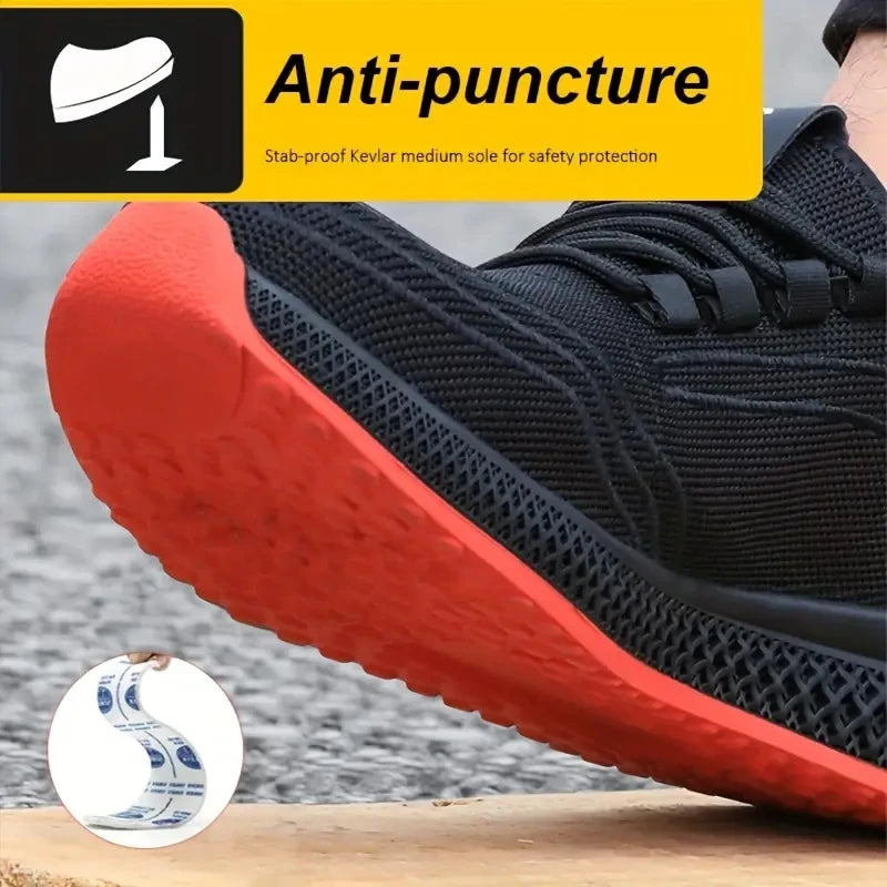 Stealth Grip Anti-Smash Work Sneakers