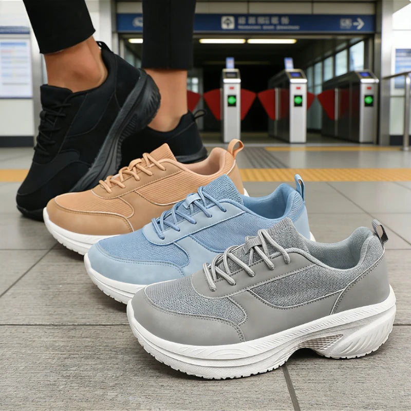 Aero-Lite Breathable Platform Running Sneakers