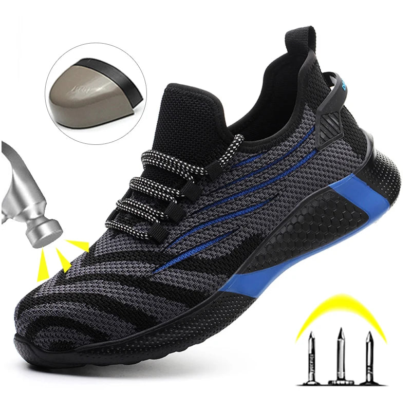 Indestructible Pro Steel Toe Safety Shoes