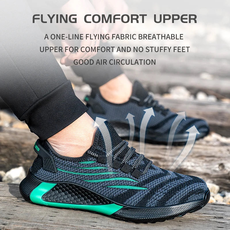 Indestructible Pro Steel Toe Safety Shoes