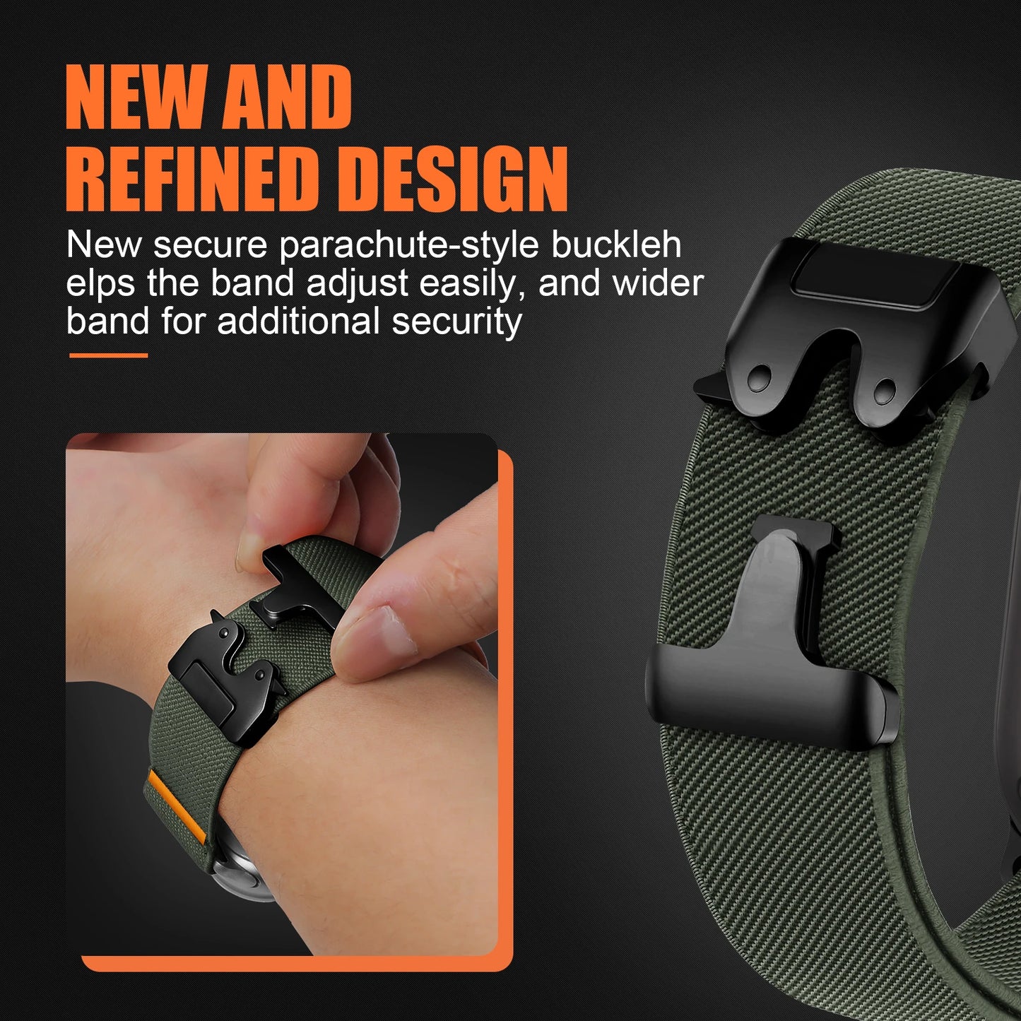 Parachute Straps For Apple Watch Ultra (Watch Band)