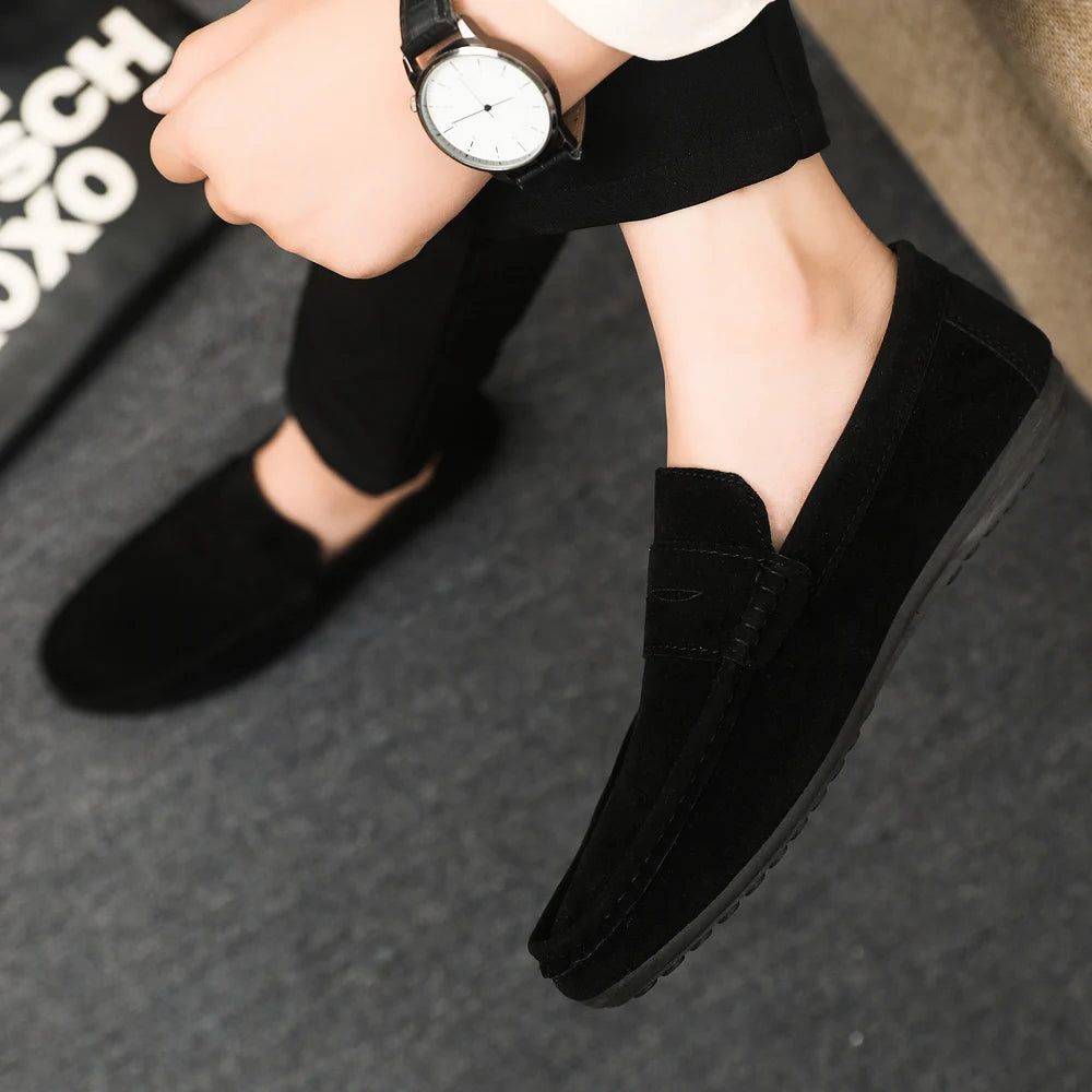 Elite Casual Deer Leather Loafers