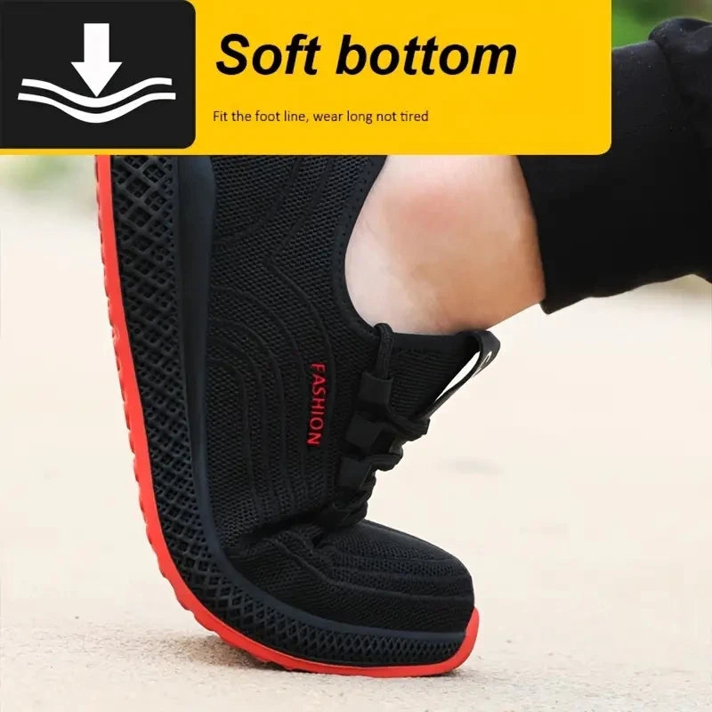 Stealth Grip Anti-Smash Work Sneakers