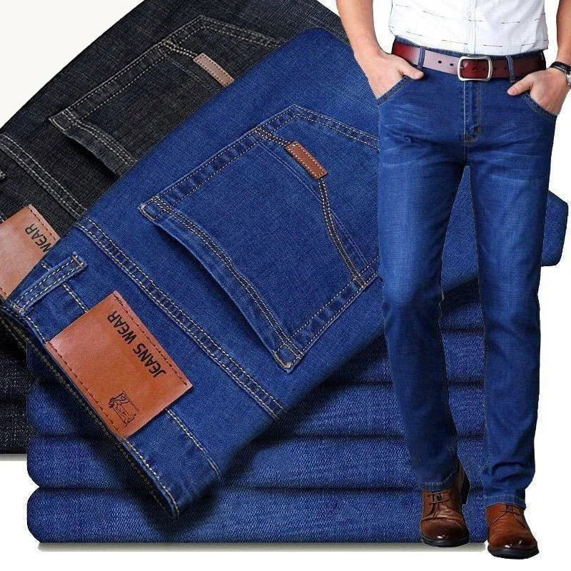 Modern Edge Slim-Fit Denim Jeans
