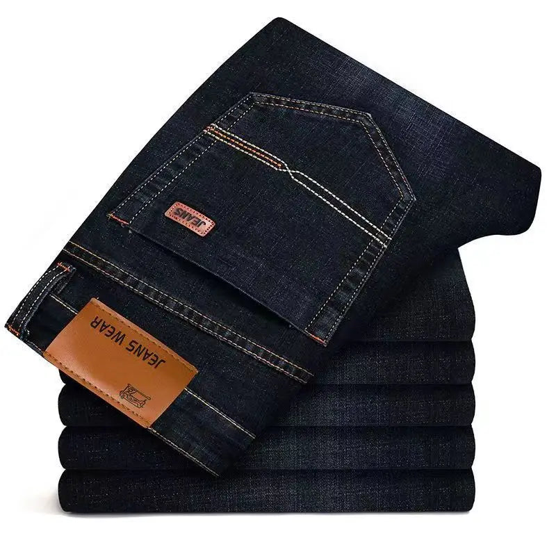 Modern Edge Slim-Fit Denim Jeans