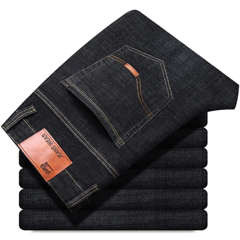 Modern Edge Slim-Fit Denim Jeans
