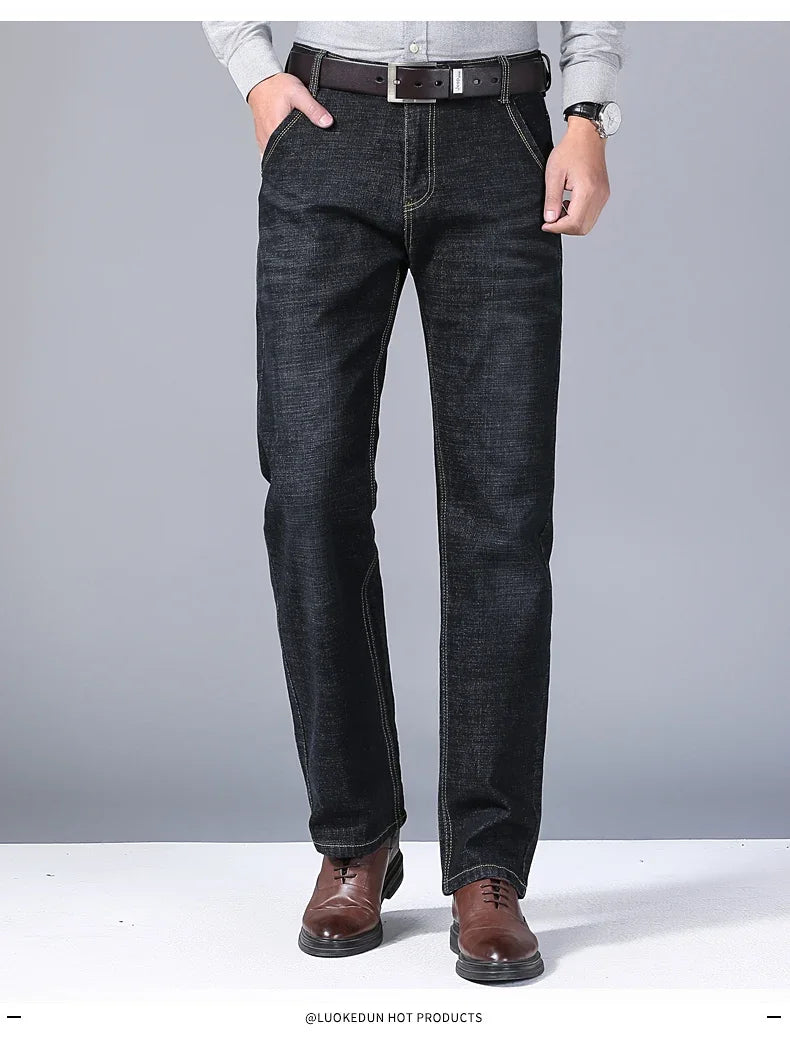 Modern Edge Slim-Fit Denim Jeans