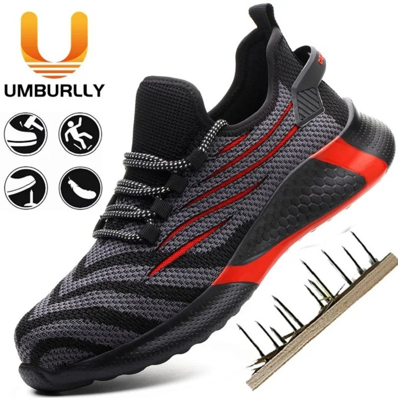 Indestructible Pro Steel Toe Safety Shoes
