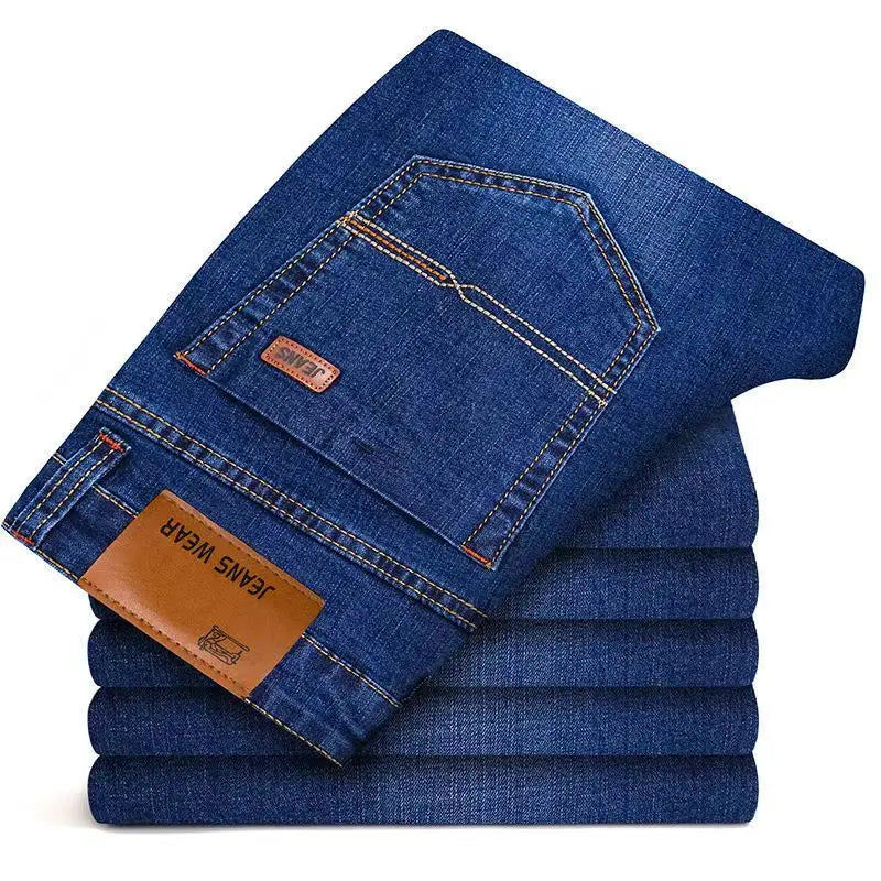 Modern Edge Slim-Fit Denim Jeans