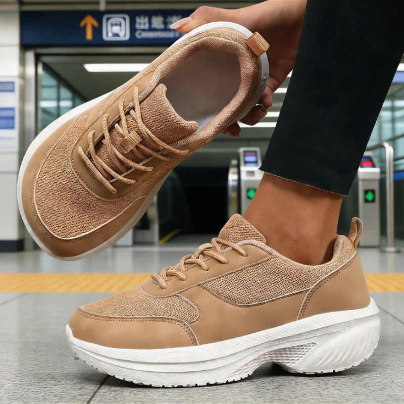 Aero-Lite Breathable Platform Running Sneakers
